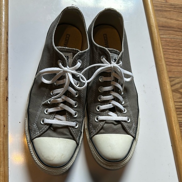 Gray Converse All Star Shoes - Picture 1 of 5